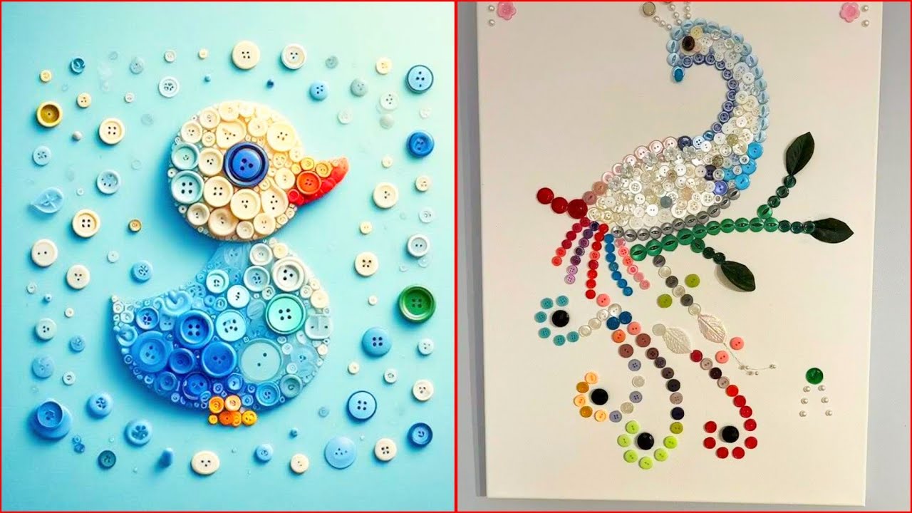 Button Craft That Will Blow Your Mind 😍 | Don’t Throw Old Buttons! Try These Amazing Button Crafts