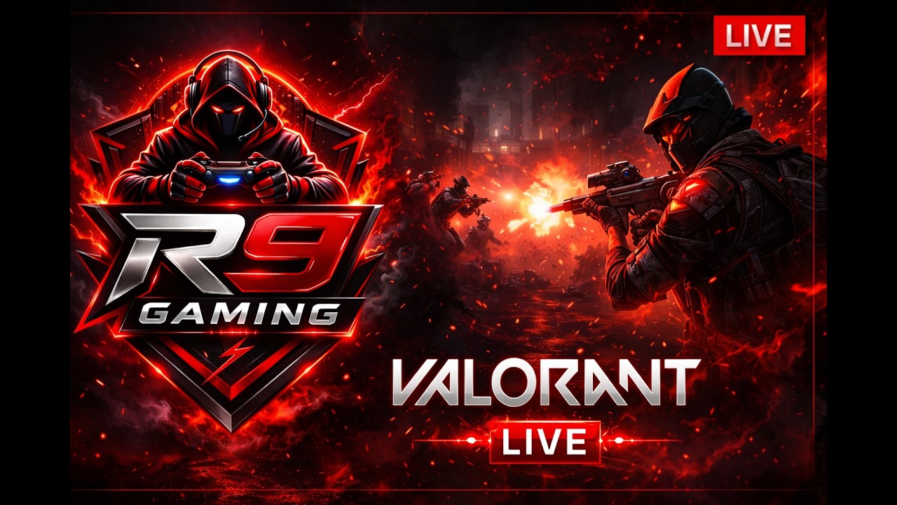 🔴Valorant Live | Noob To Pro Day - 1 | #r9gaming
