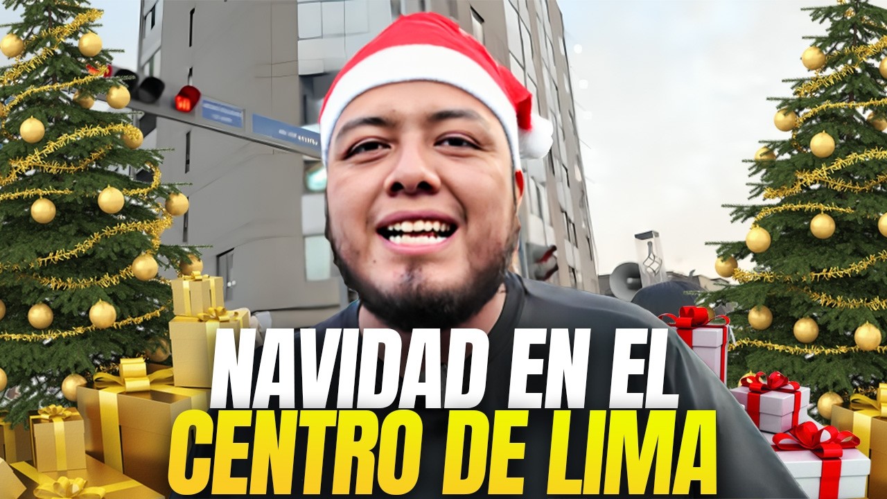 NAVIDAD en EL CENTRO DE LIMA 2025 - Julito TV Oficial