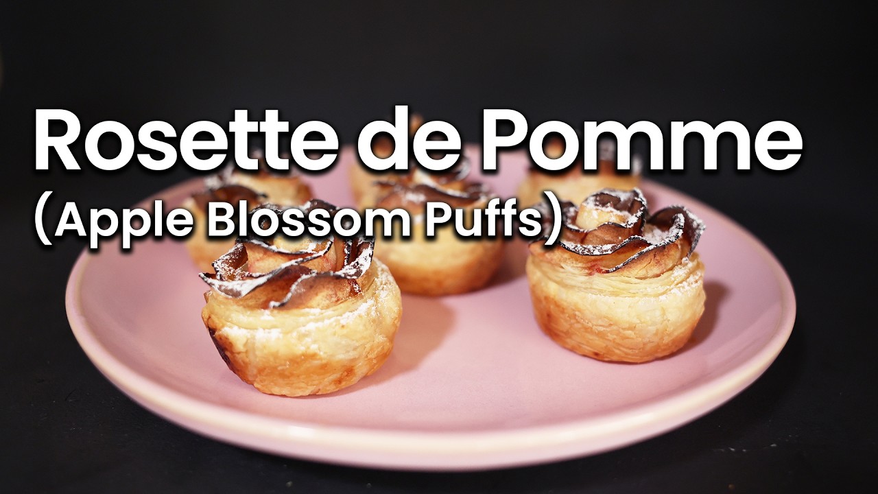 Rosette de Pomme (Apple Blossom Puffs) Recipe - InvoqChef's special