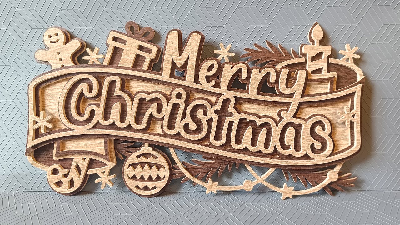 Merry Christmas - scroll saw project