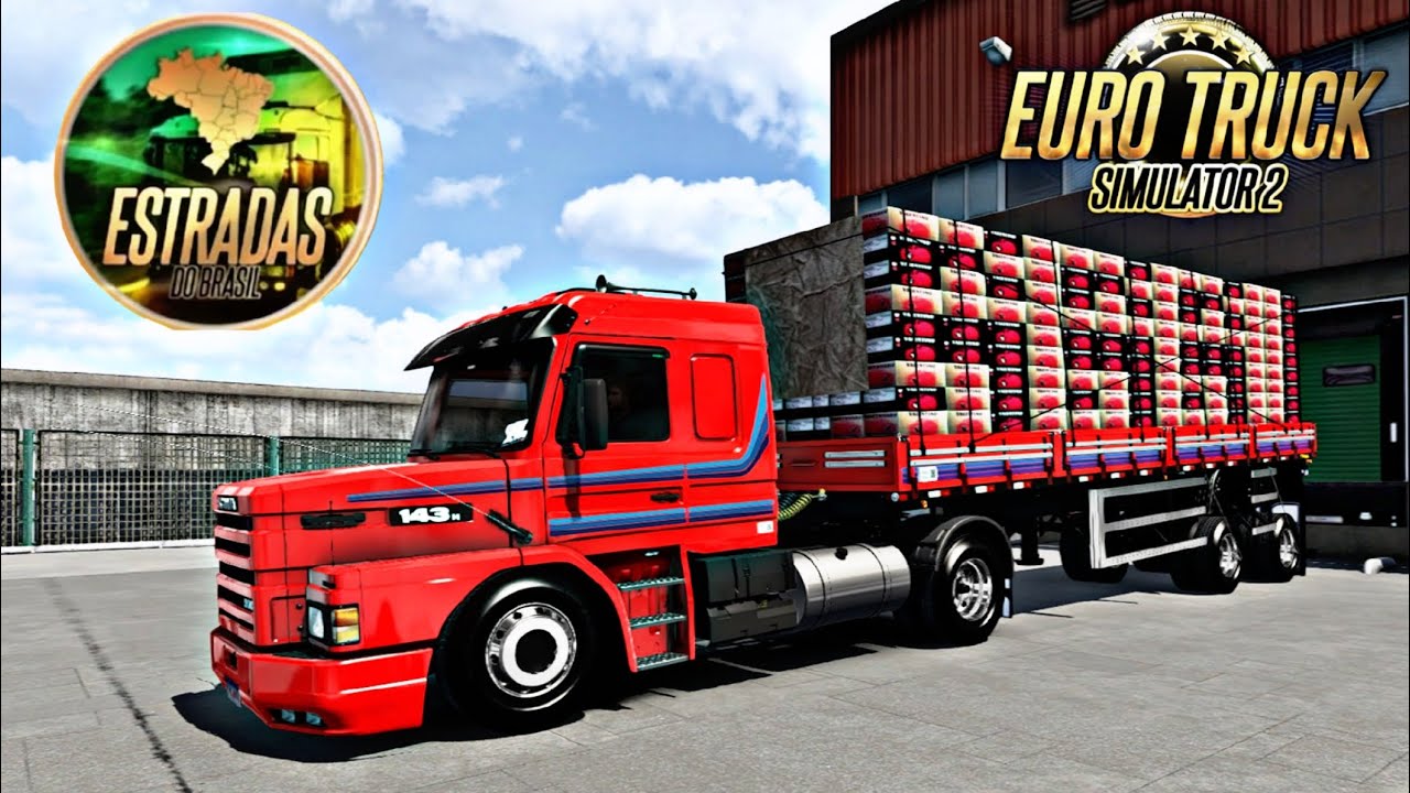 Viajando pelas Estradas do Mapa Estrada do Brasil - Euro Truck simulator 2 1.57