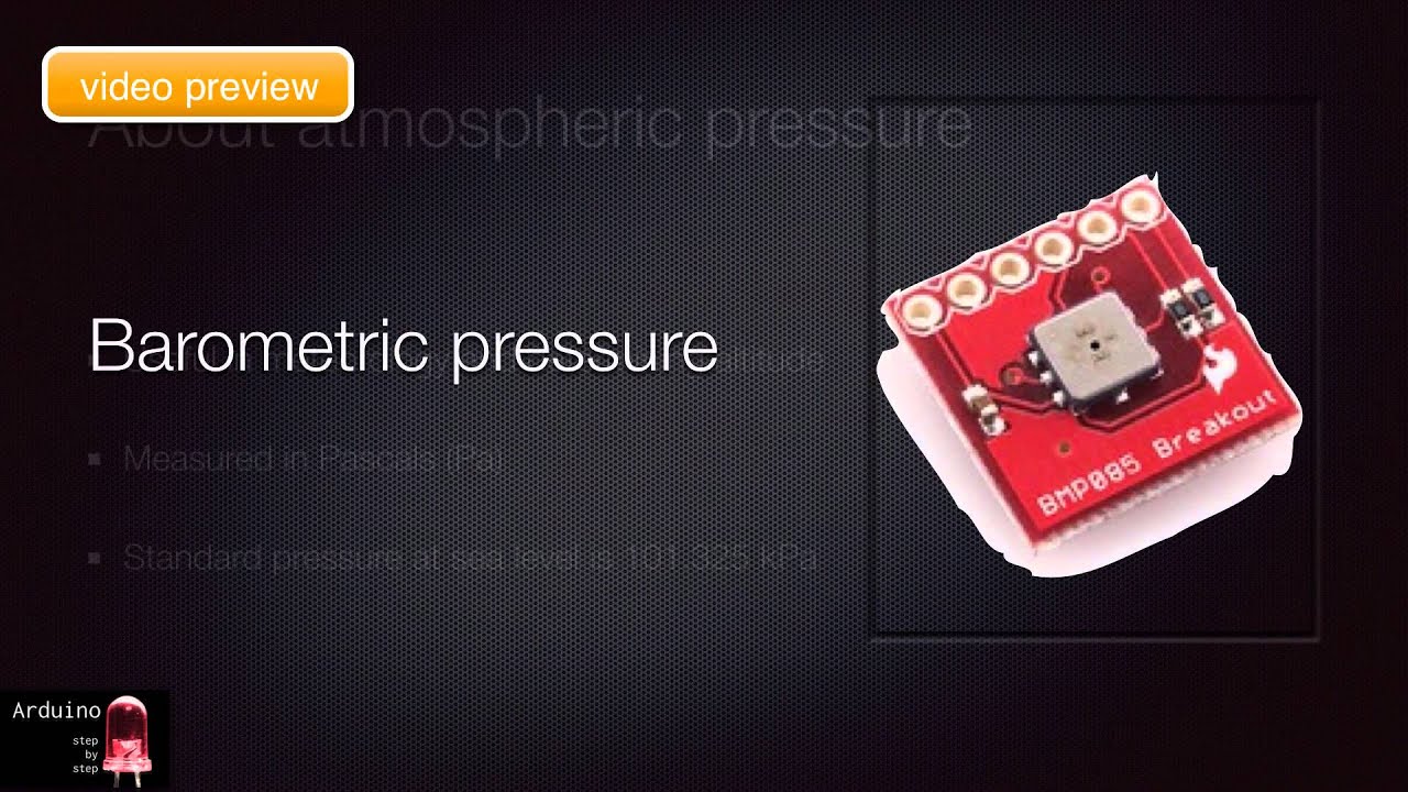 Arduino SbS Preview - Barometric atmospheric pressure sensor