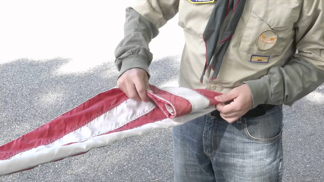 How to Retire an American Flag- Troop 338 and VFW Post 5744