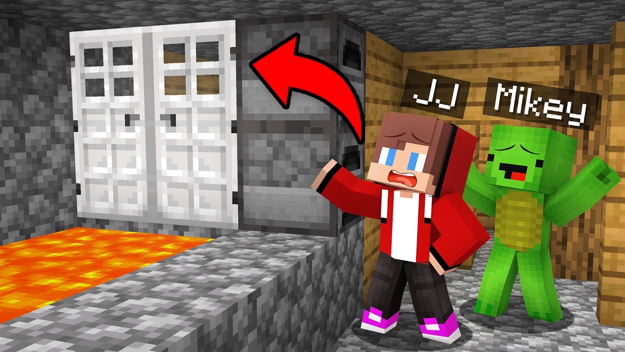 What JJ and Mikey Found Inside SECRET DOOR ?!