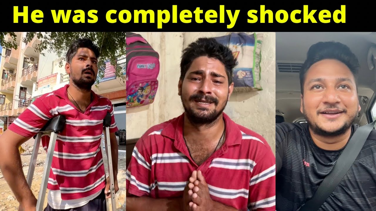 Surprise Help For A Hardworking Handicapped Guy Who Was Crying For Help @sandeepbhatt