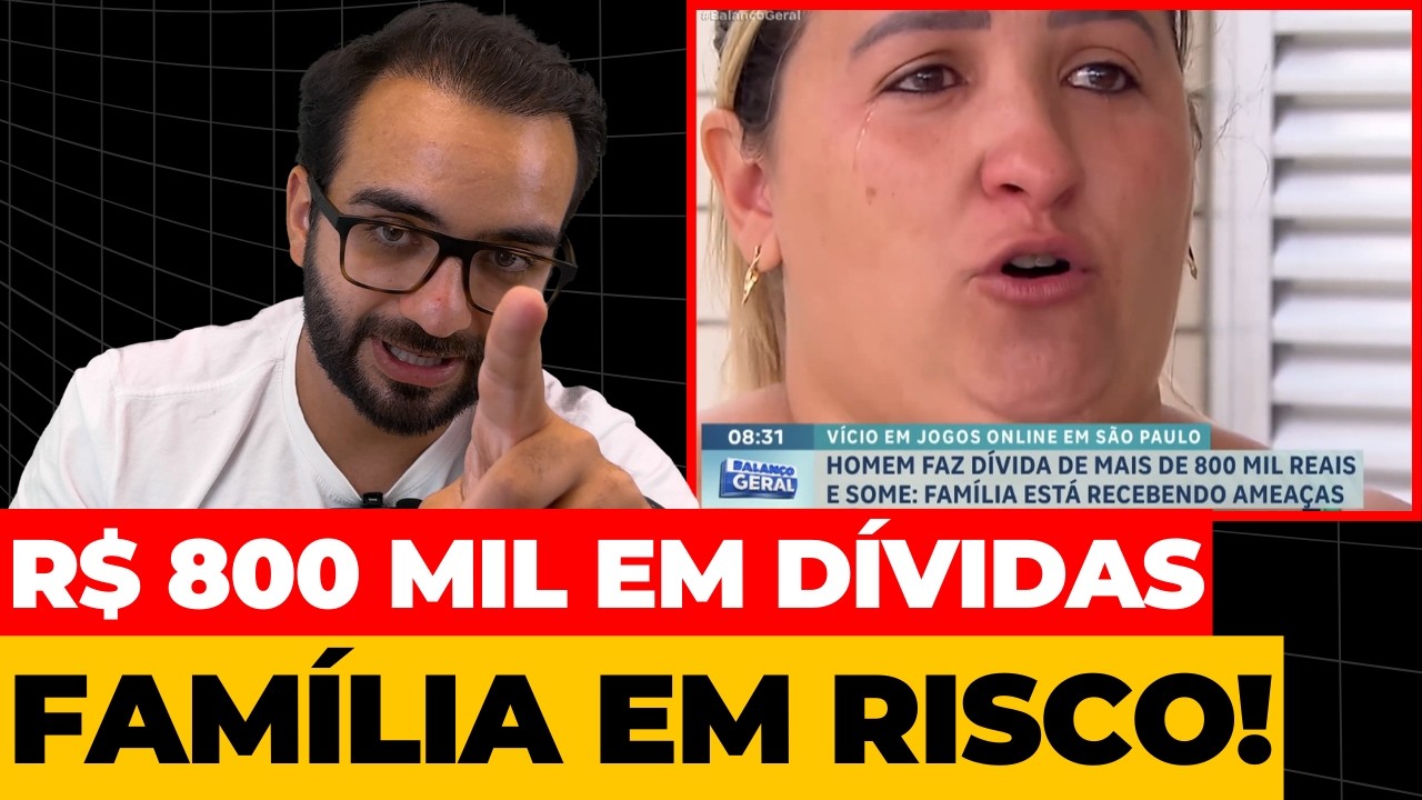 Homem emprestou R$ 800 MIL para APOSTAR! - react