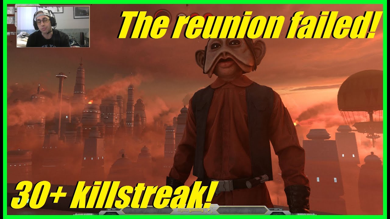 Star Wars Battlefront -Attempting to reunite Lando and Pancake face! | 30+ killstreak (Bespin DLC)