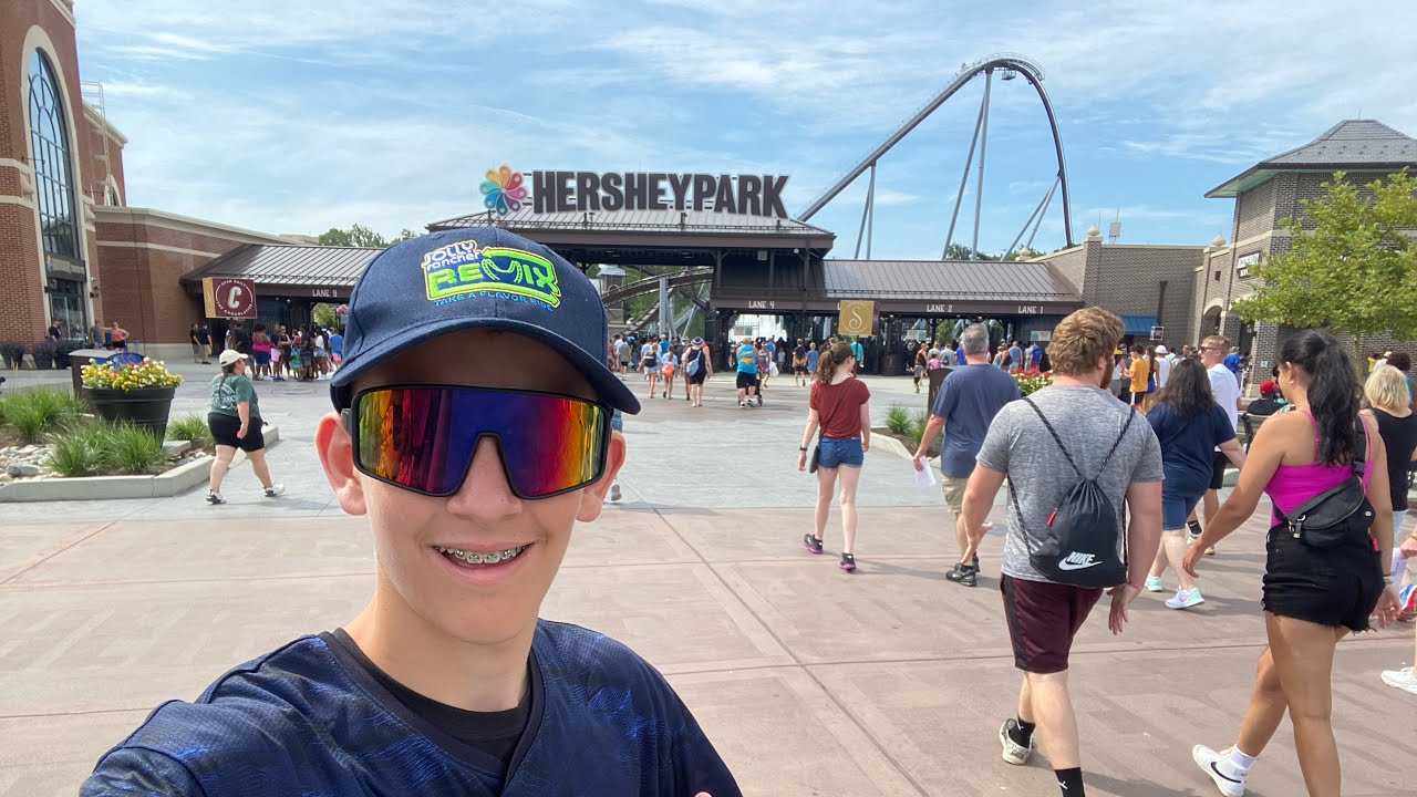 Riding 10 Coasters at Hersheypark!  Day 2 Vlog