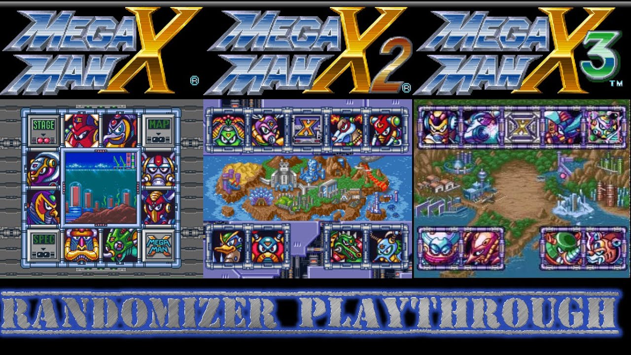 Mega Man X1 X2 and X3 Randomizer CHAOS MODE MADNESS Playthrough