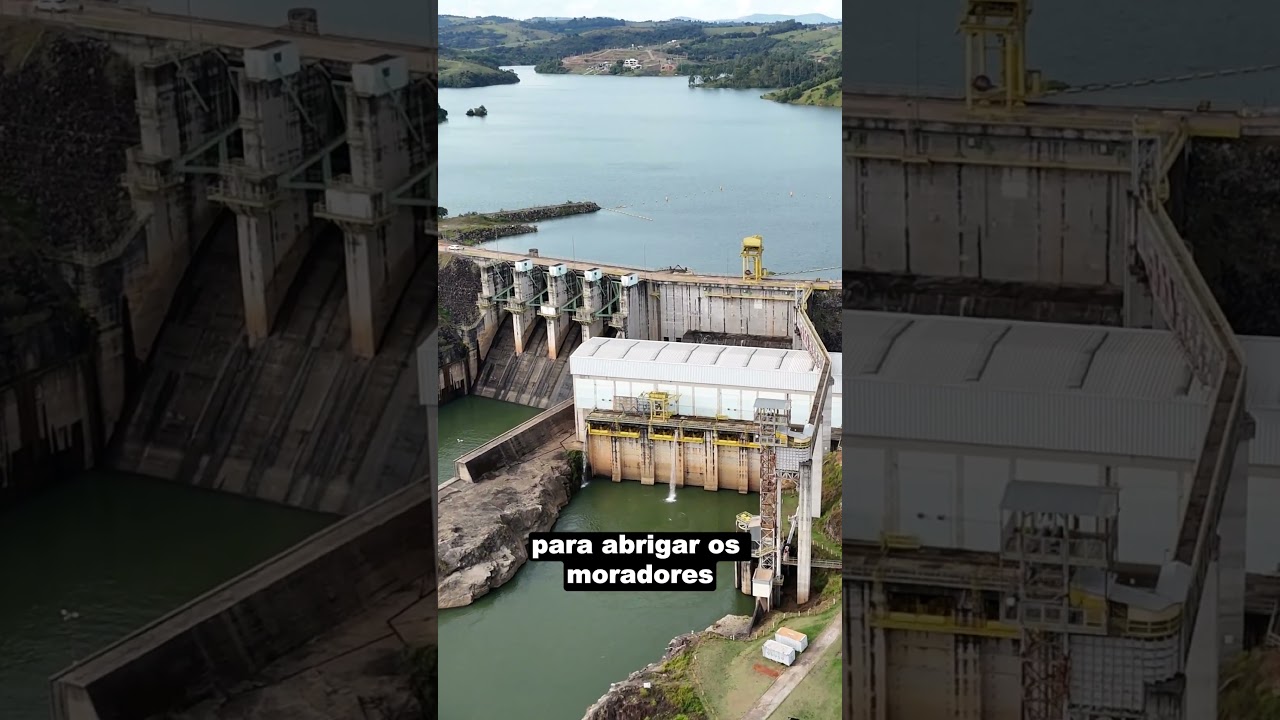 A impon&ecirc;ncia da Usina do Funil em Lavras nos faz refletir sobre a for&ccedil;a da natureza.