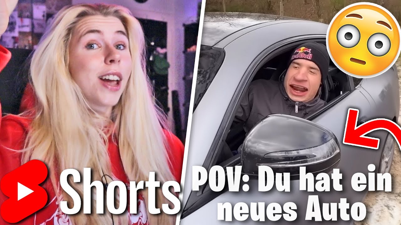 POV: du HAST ein NEUES AUTO! ELINSKI REAGIERT auf SHORTS