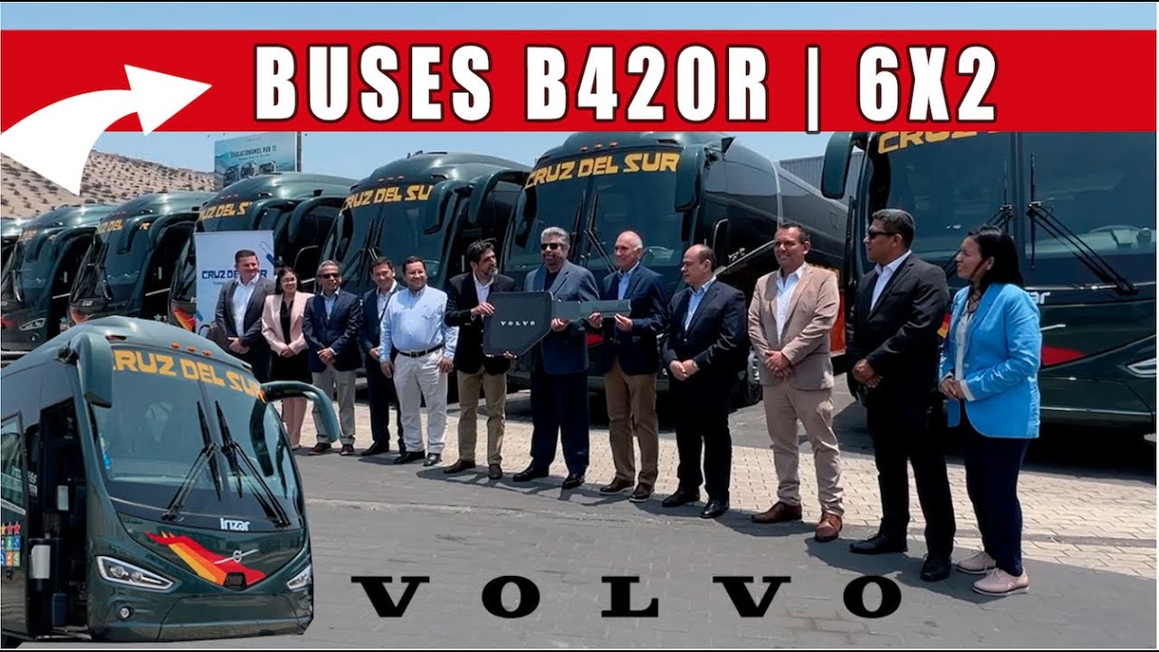 Minería: Volvo Group Peru entrega 15 buses B420R 6x2 a 'Transportes Cruz del Sur'