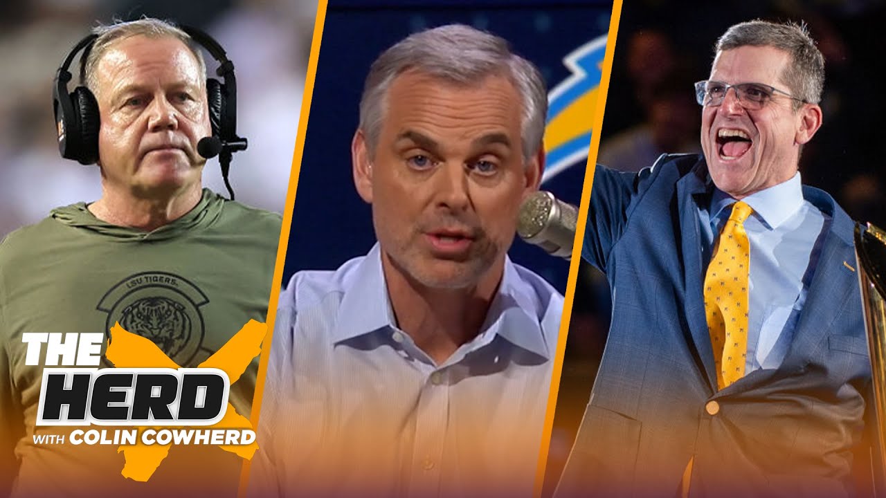 Jim Harbaugh returns to the NFL as Chargers' HC, why Michigan should pursue Brian Kelly | THE HERD