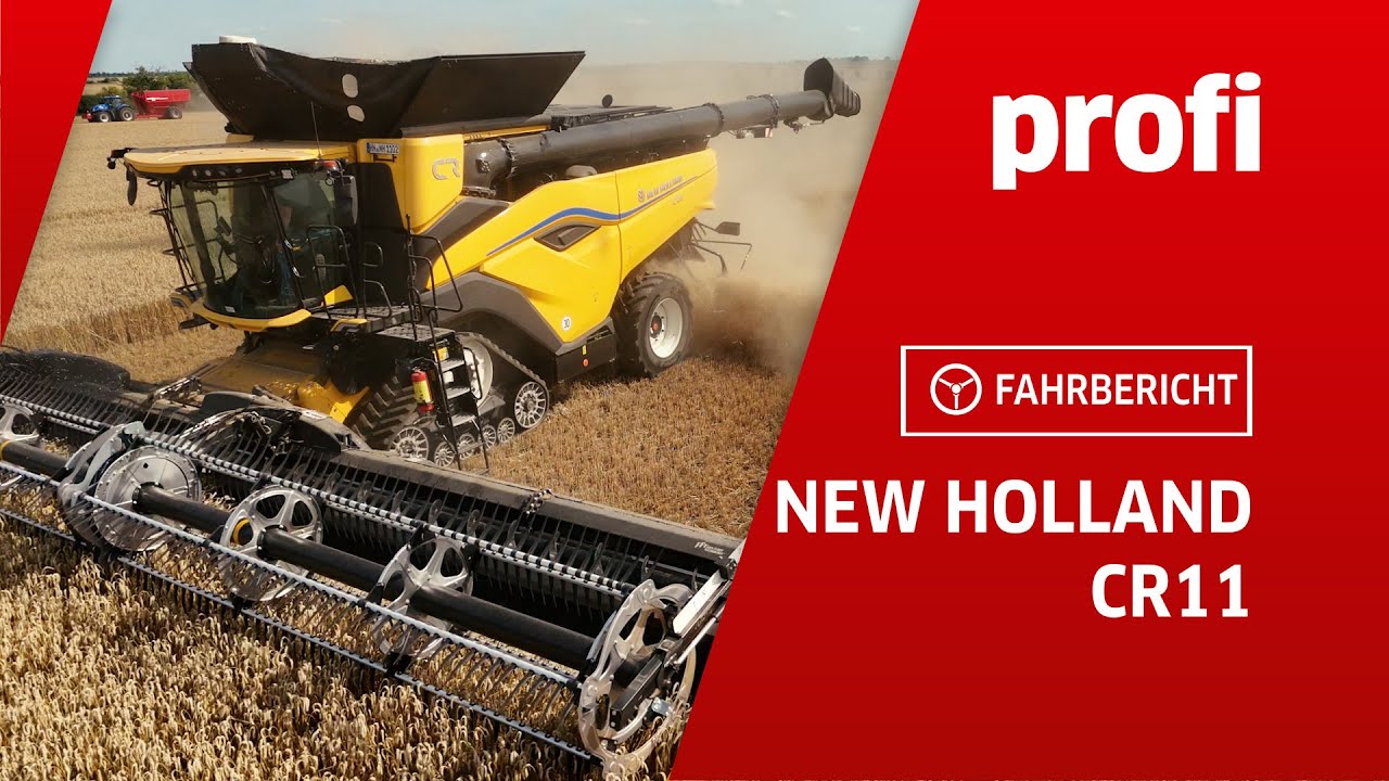 775 PS und 15-m-Schneidwerk: New Holland CR11 | profi #Fahrbericht