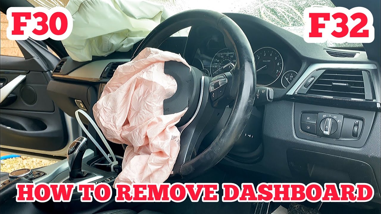 BMW КАК СНЯТЬ ПРИБОРНУЮ ПАНЕЛЬ F30 F31 F32 F33 3 4 СЕРИИ