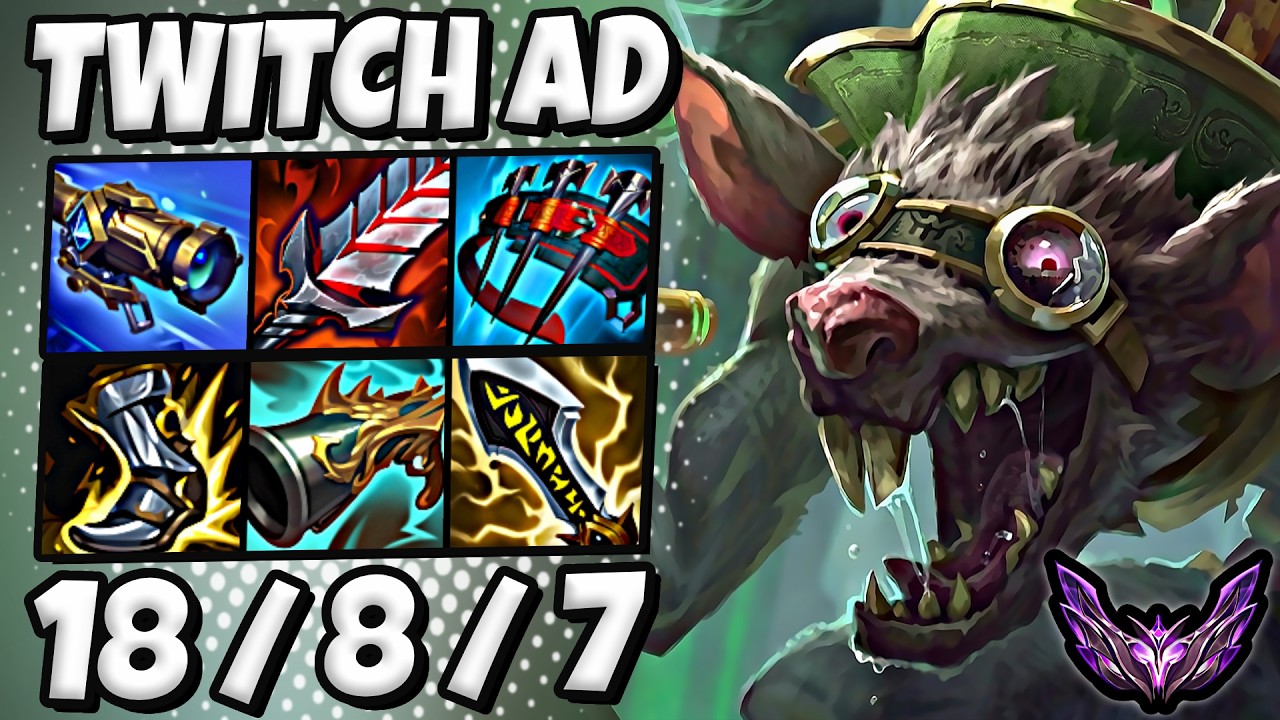 Twitch vs Jhin [ ADC ] Lol Korea Master Patch 26.9 ✅