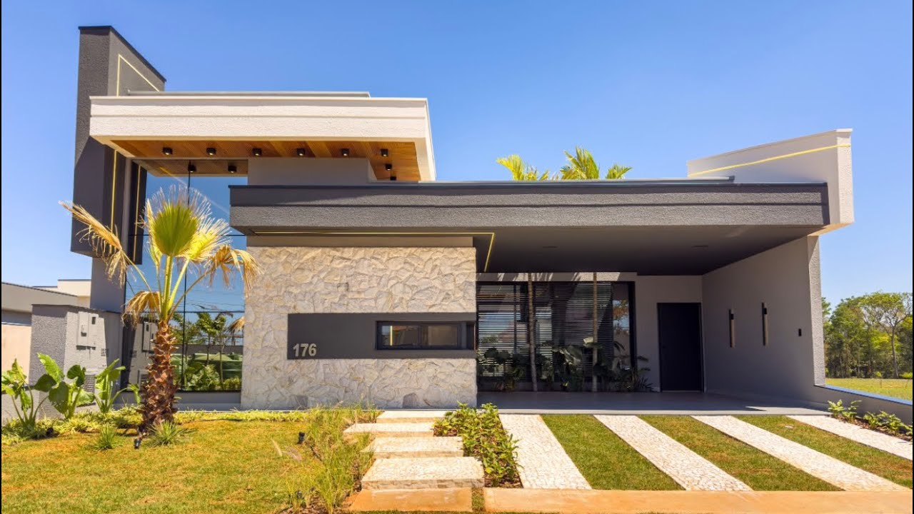Casa térrea com acabamento fino - 3 suítes | piscina | escritório | 220 m2 construídos | Indaiatuba 