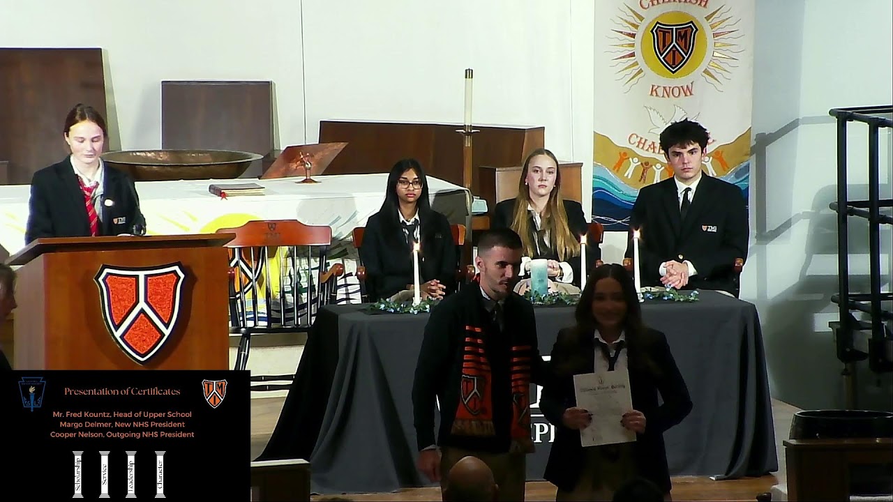 TMI Episcopal National Honor Society Induction