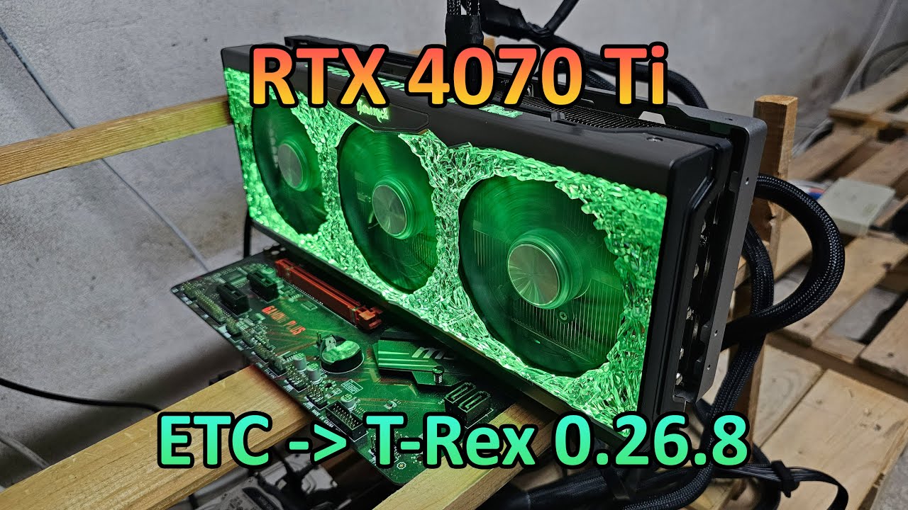 RTX 4070 Ti - ETC Hashrate & Profit (T-Rex 0.26.8)
