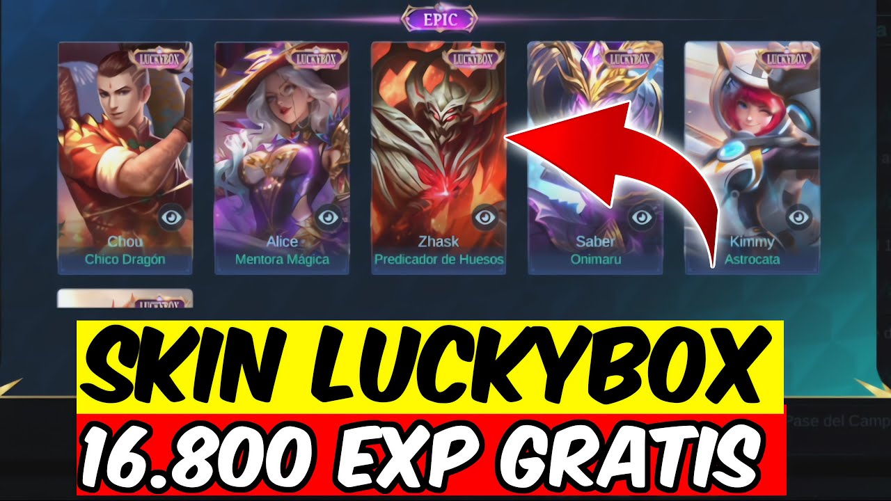 SKIN LUCKYBOX A ELECCION Y 16800 PUNTOS EXP GRATIS! EMPIEZA LA PARTY WEEK PUNTOS DOBLES