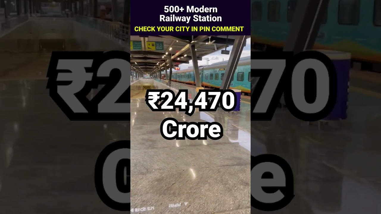 India Build 500+ Luxurious Railway Station | Redevelopment Program of #india #railwaystation