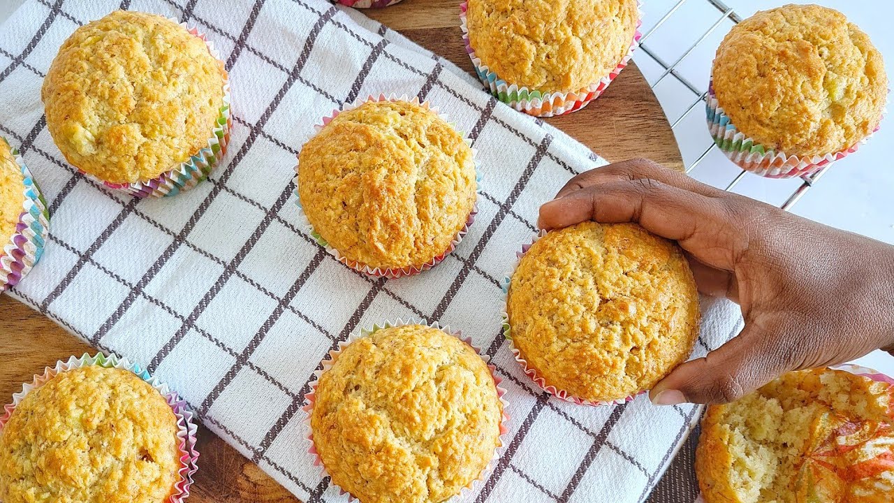 Banana Coconut Muffins || Amazin Kitchen