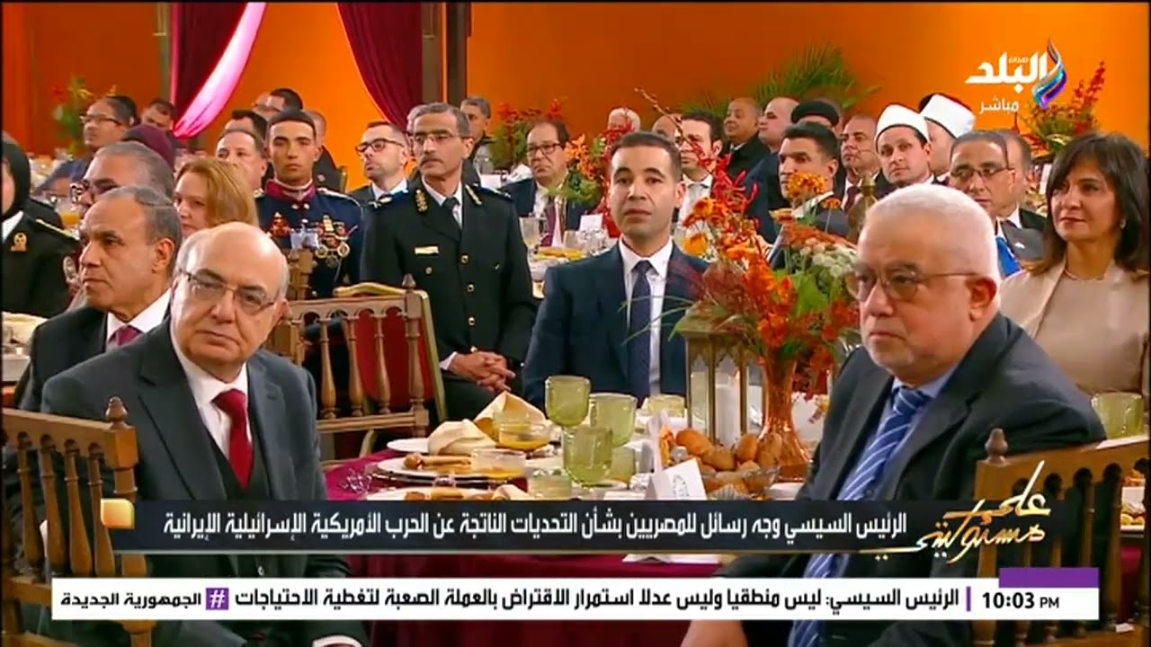 أحمد موسى: الرئيس السيسي هو أول رئيس دولة أدان العداون الإيراني على الدول العربية
