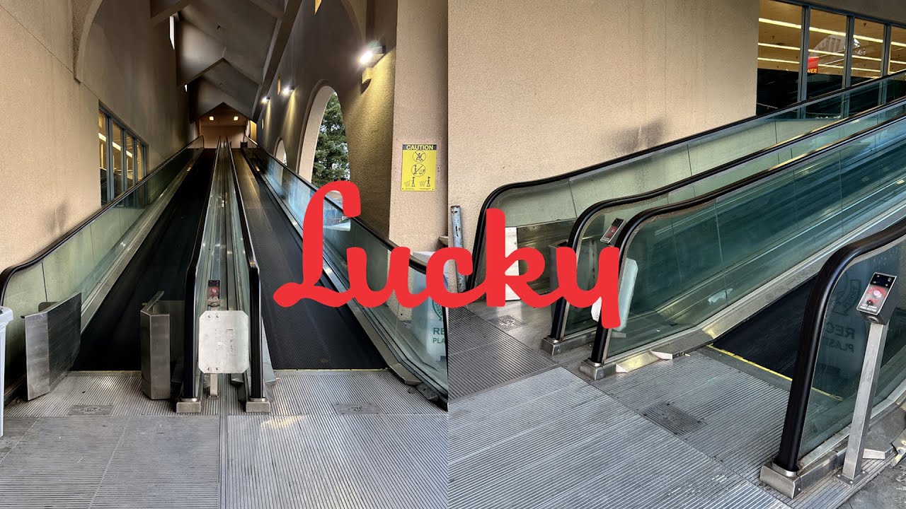 SUPER RARE Westmont Moving Walkways - Lucky Supermarket - Oakland, CA