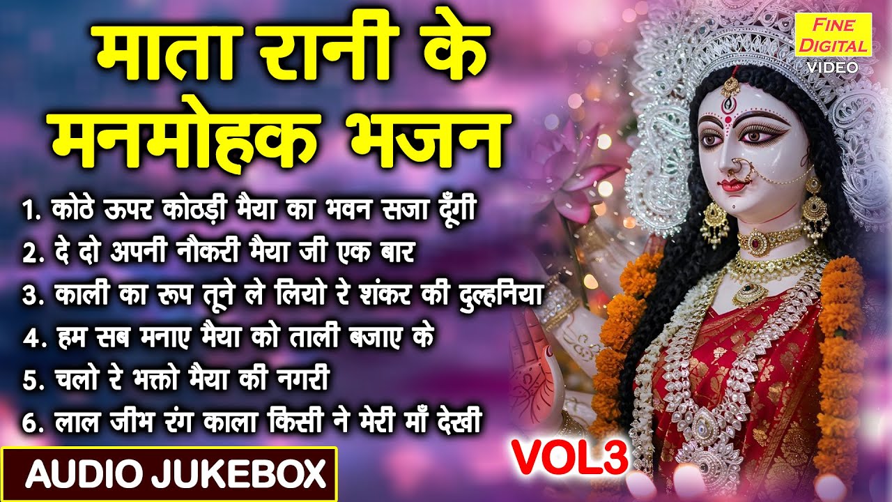 माता रानी के मनमोहक भजन Vol 03 | Non Stop Mata Rani Ke Bhajan | Navratri Ke Bhajan [AUDIO JUKEBOX]