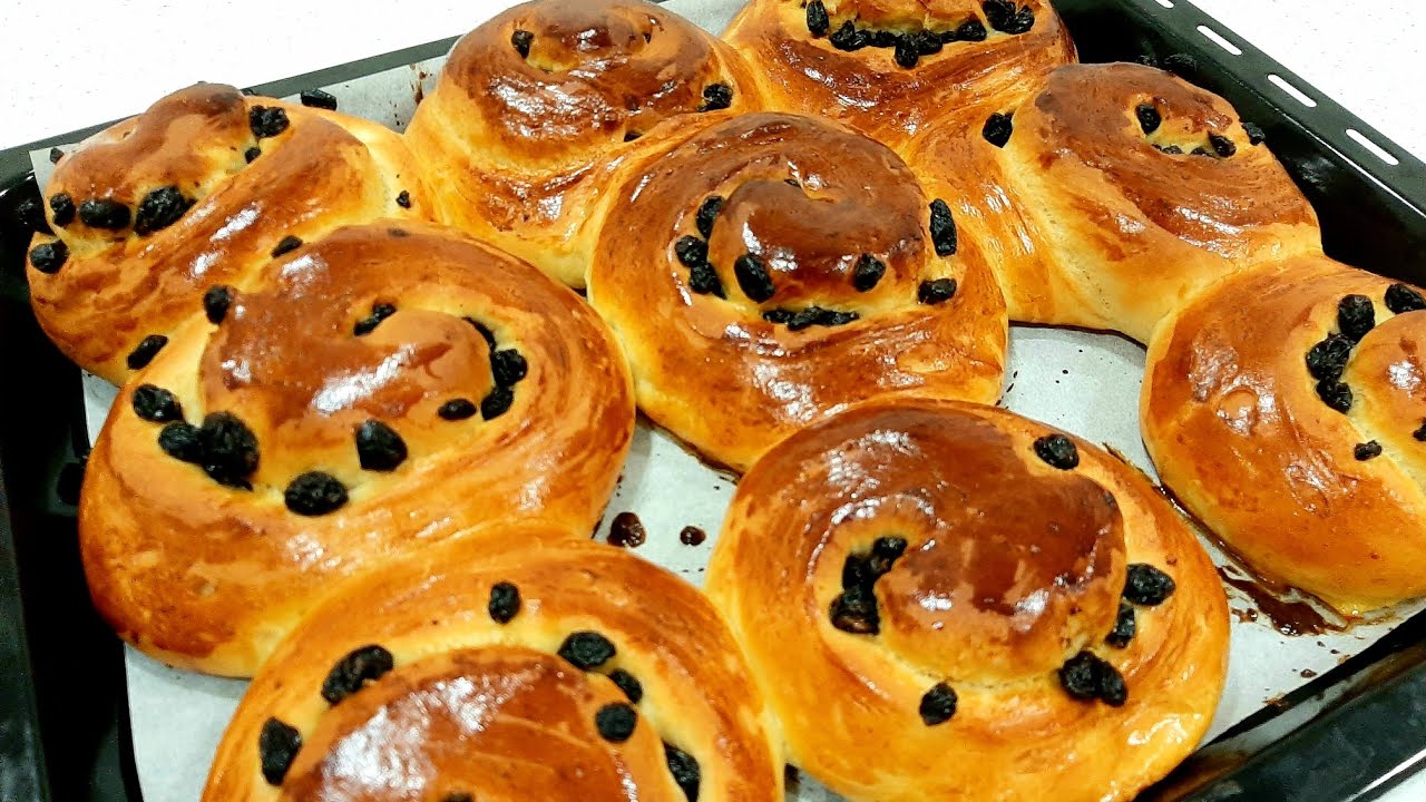 PAMBIQ KIMI YUMUŞAQ KIŞMIŞLI BULKA /COX ASANLIQLA HAZIRLAYA BILECEYINIZ LEZZETLI  BULKA RESEPTI
