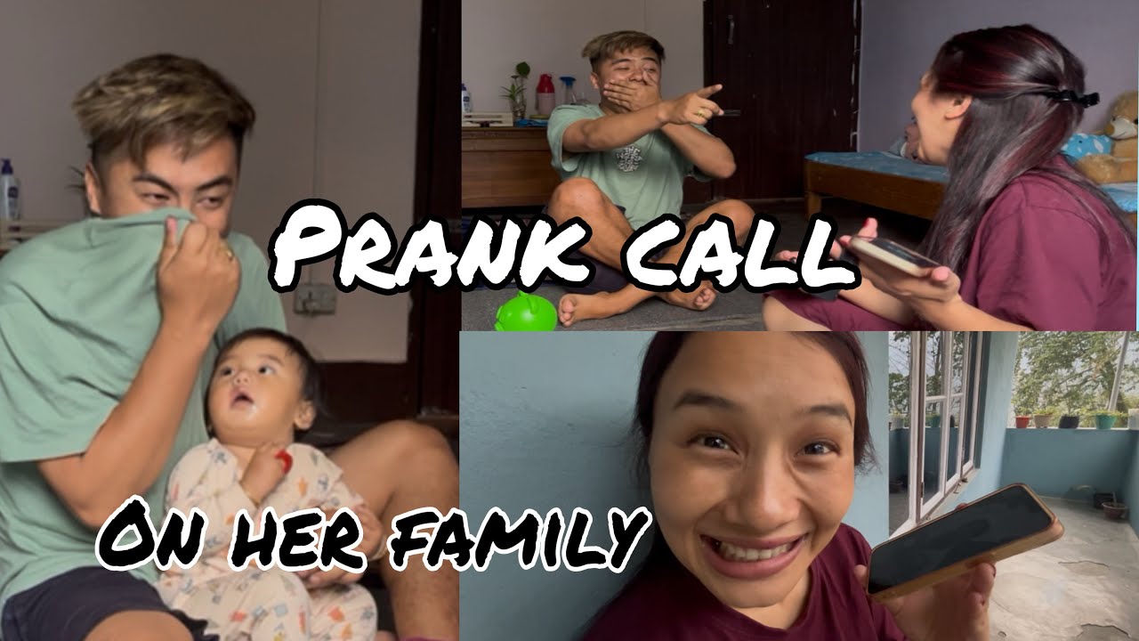 Prank Call On Her Family 🤣 //  Prank Time // Luv Da Vlogs