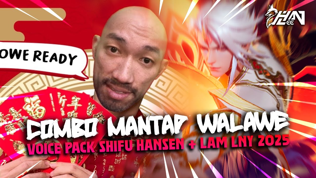 COMBO SKIN LAM LNY 2025 + VOICE PACK SHIFU HANSEN! LANGSUNG AUTO JAGO KAYA GUA HEHE