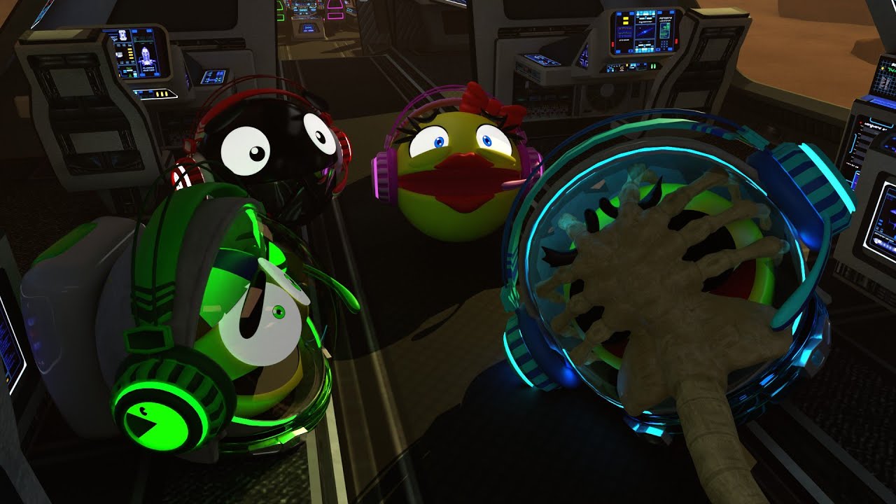 Pacman VS ALIEN Part 1: Facehugger Attaches to Pacman!