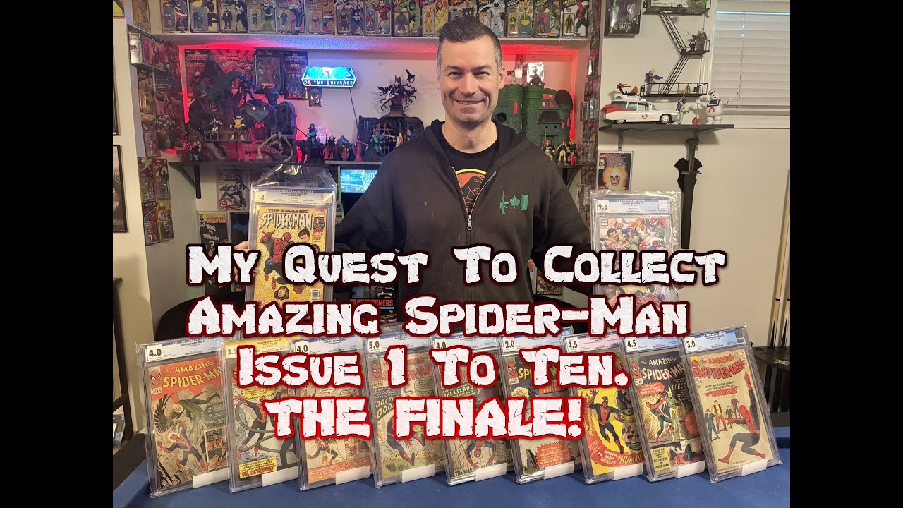 Финал моего стремления собрать все выпуски комикса Amazing Spider-Man с первого по десятый.