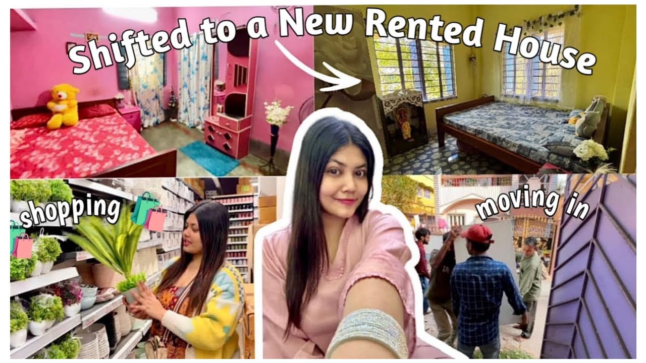 Shifted to A New Rental House 🏠| House Tour, Shopping & Shifting 🩷