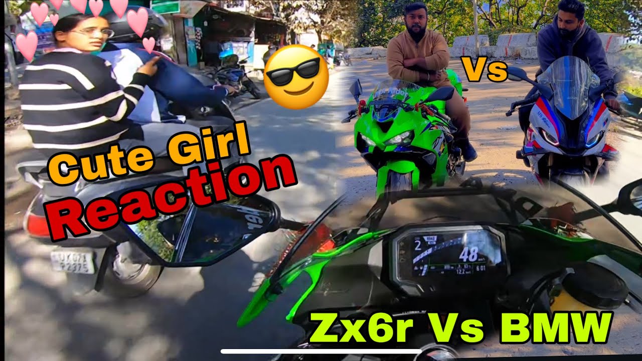 600cc vs 1000cc BEASTS | Ninja ZX-6R vs BMW S1000RR Pro Hyper Riding 💀🔥