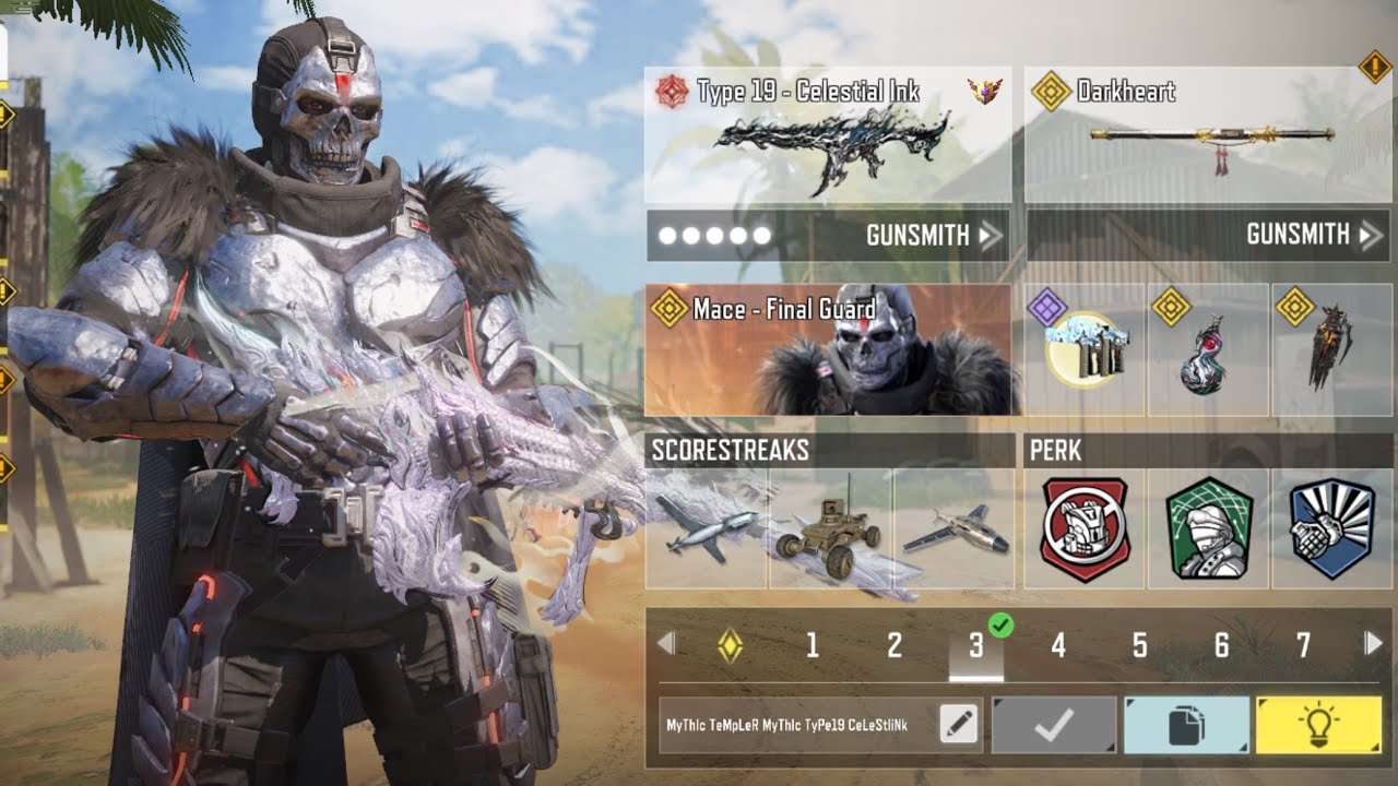 Mythic Type 19 looks phenomenal with the new Opalescence Tournament Camo & Legendary Mace in CODM MP