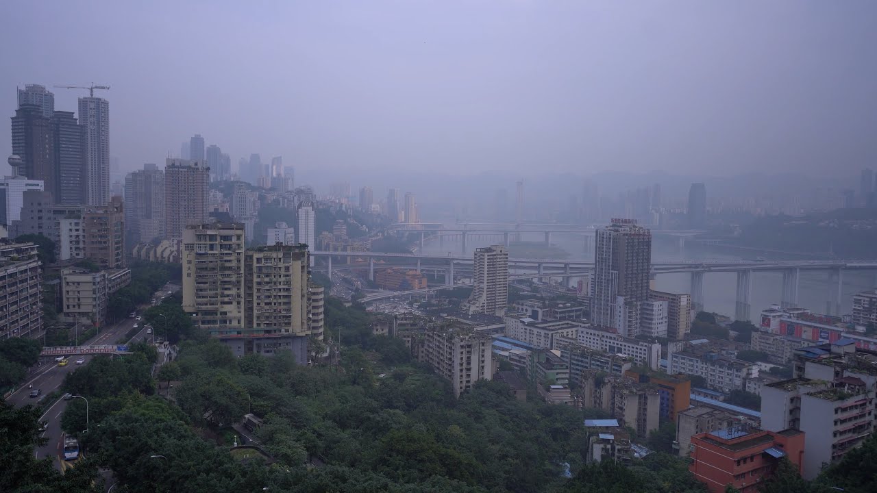 You can see the outline of the whole city, Chongqing, China 2021【4K】