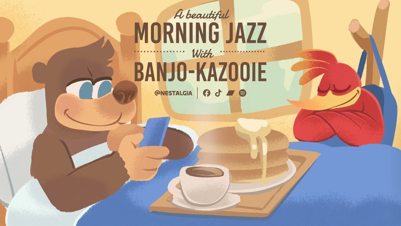 Banjo-Kazooie ☀️🎷 Morning Jazz | Nintendo Jazz to Start Your Day with a Smile ☕️🐻🌤️