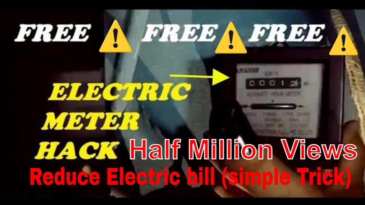 Electric Meter Hack | How to get Free Electricity with Magnet trick | Lower bill Slow electric meter