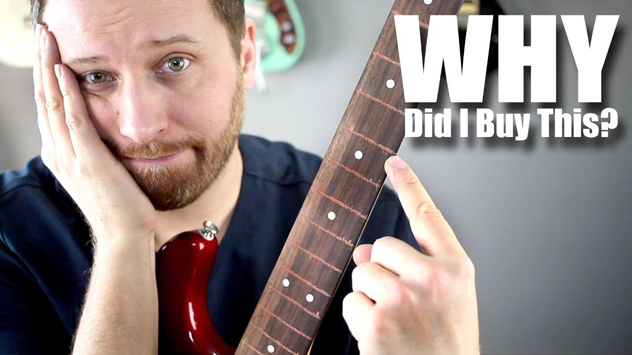 WHY Did I Buy This?? - Getting a Fretless Guitar...