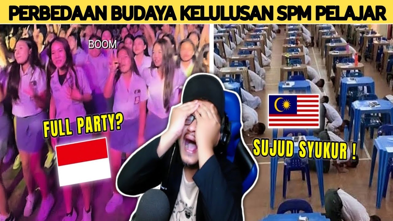 ALAMAK JAUH BEZA GILEE‼️ BUDAYA KELULUSAN SPM DI MALAYSIA VS INDONESIA‼️ | Wak Lonjong
