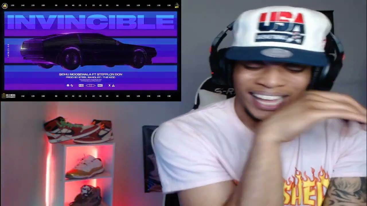 SIDHU MOOSEWALA - INVINCIBLE (REACTION) LEGENDS LIVE FOREVER!!