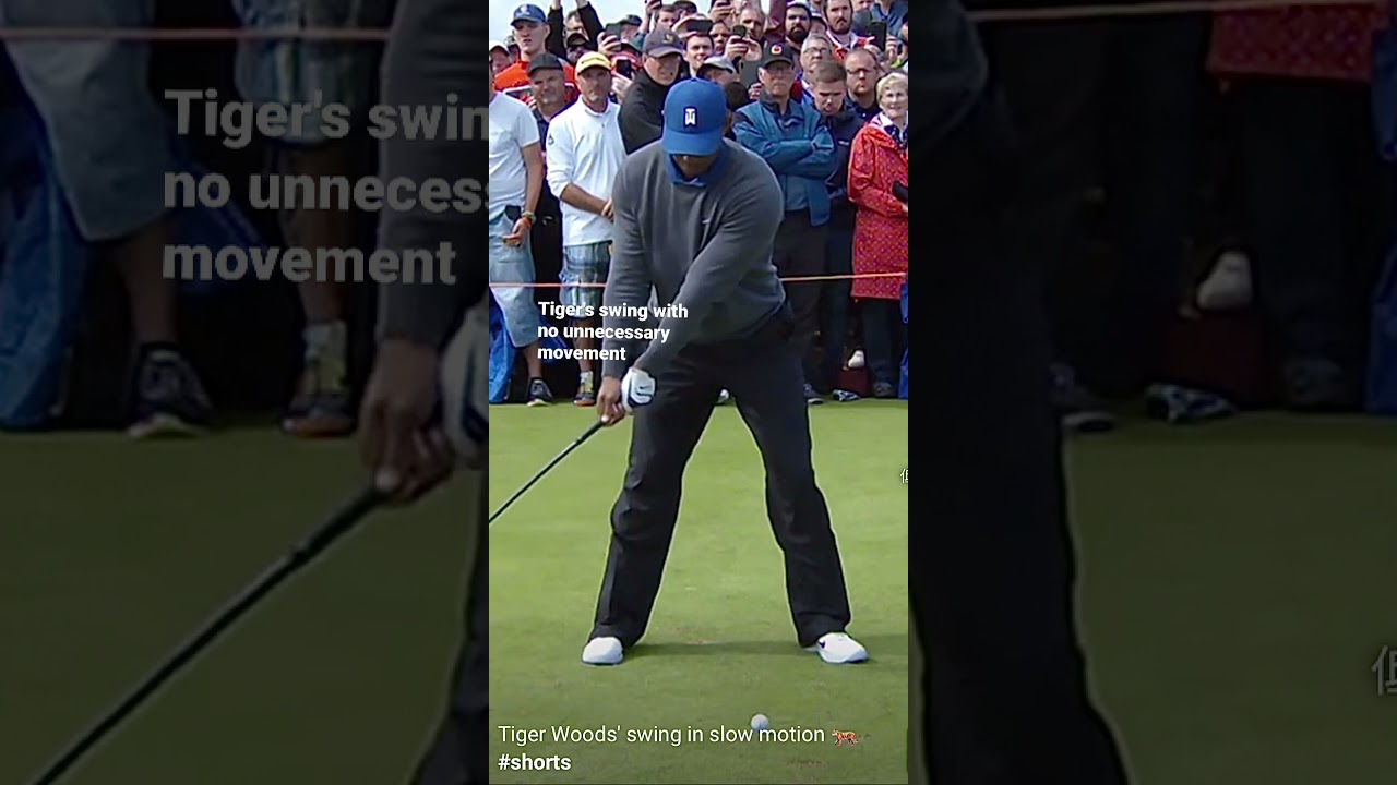 Tiger's swing with no unnecessary movement