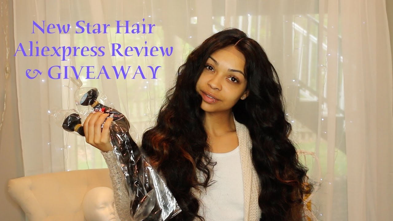 26 Inch Gawdess Hair & GIVEAWAY(closed) | New Star Aliexpress Hair Initial Review