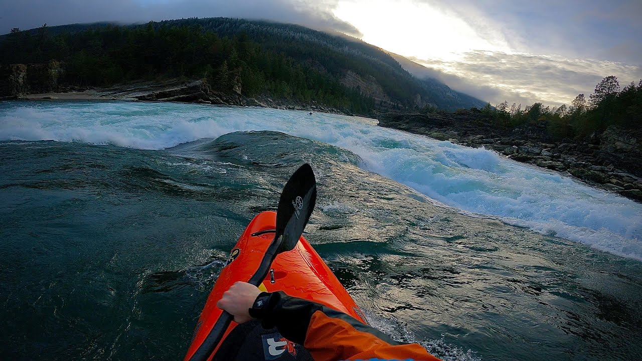 Kootenai River at 10k - (Whitewater kayaking The Kootenai River)