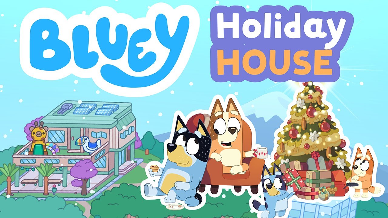 BLUEY BINGO Праздничный зимний семейный дом Милый снеговик не бесплатно TOCA BOCA Дом