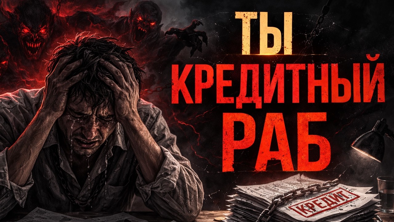 ТЫ - КРЕДИТНЫЙ РАБ. И это ВСЯ твоя ЖИЗНЬ.