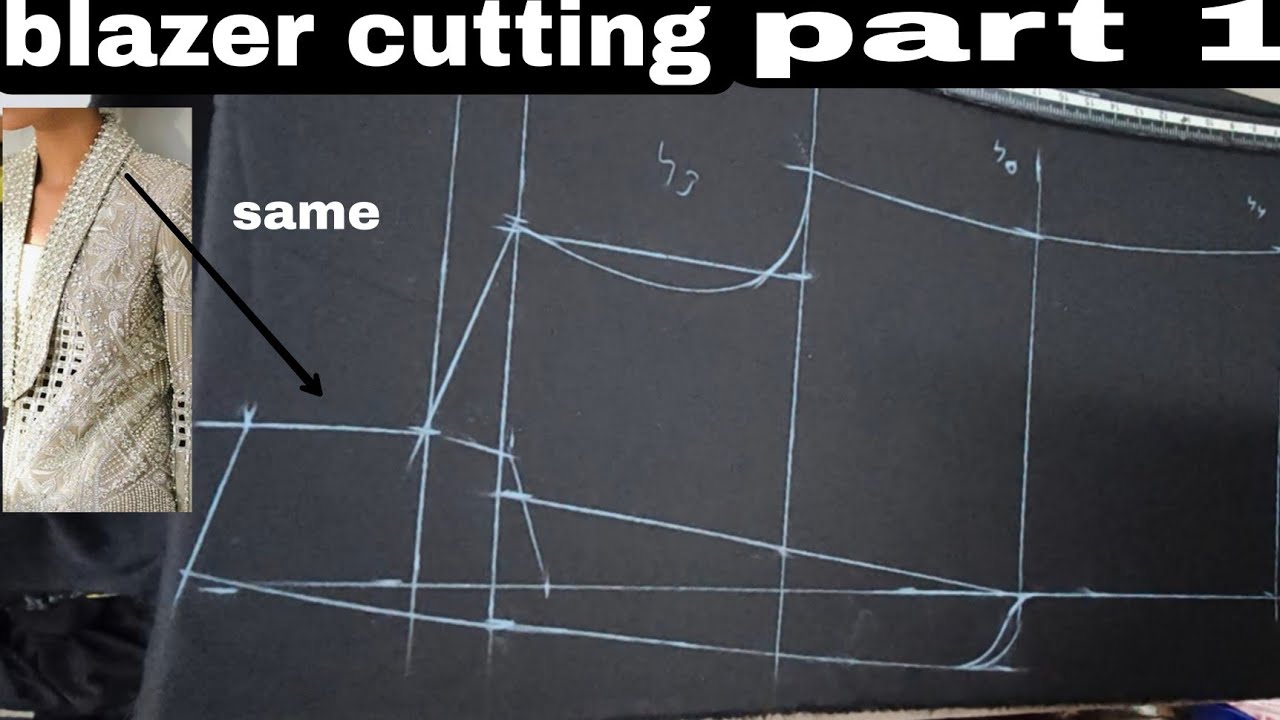 ladies blazer cutting and cost cutting) #cutting #blazer full video